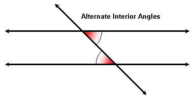 definition of alternote interior sngles in geometry
