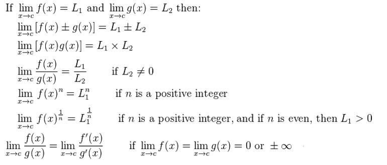 http://www.statisticshowto.com/calculus/limits-calculus/
