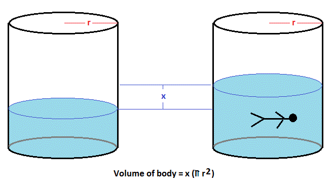 Body volume measurement