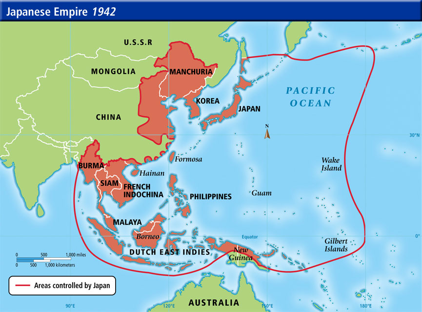 How Might Ve Geography Made It Hard For Japan To Keep Control Of