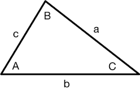 Triangle not drawn to scale as given in question.