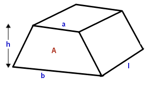 lateral surface area of a trapezoidal prism calculator