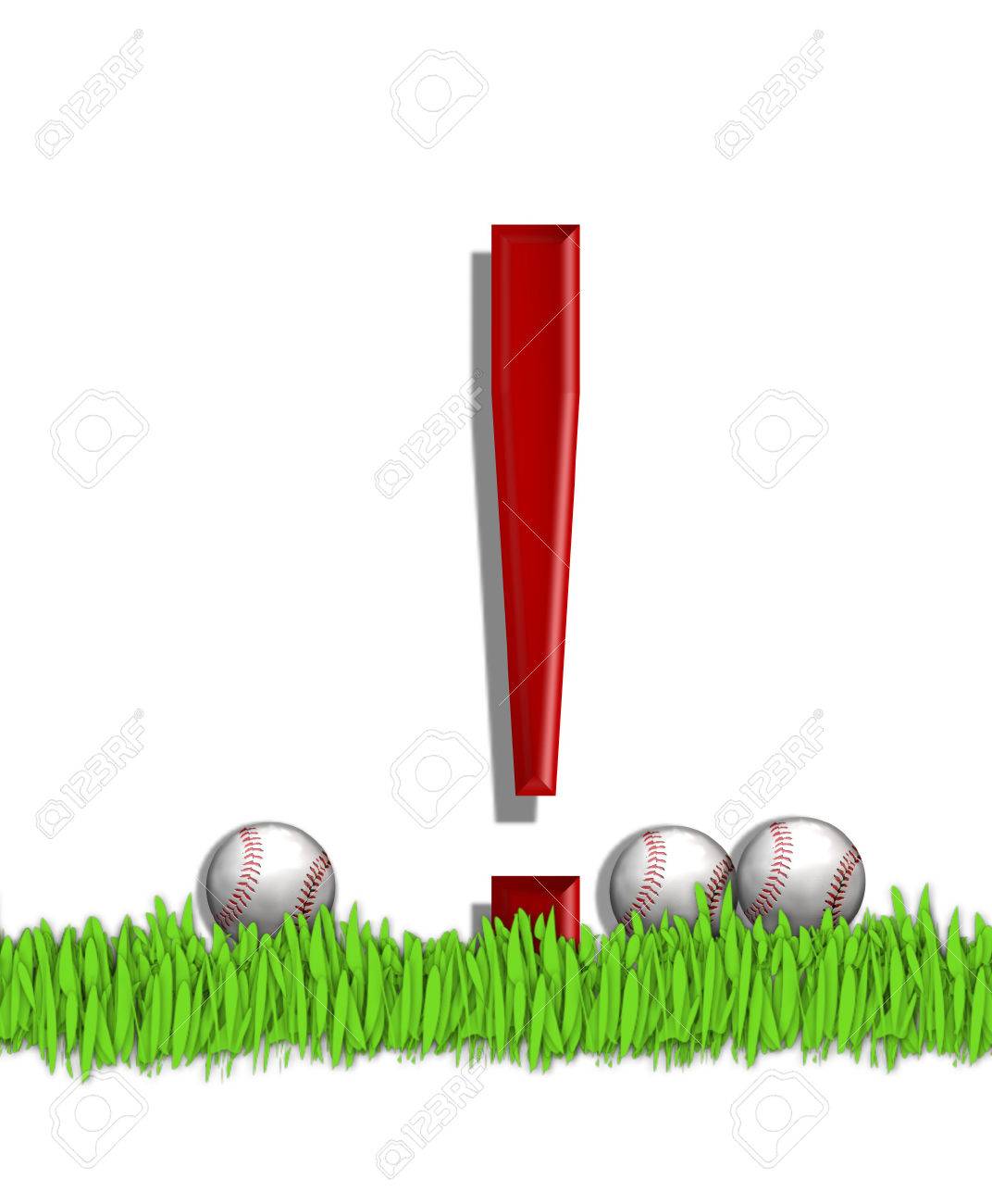 https://www.123rf.com/photo_25659071_exclamation-point-in-the-alphabet-set-baseball--is-red--three-baseballs-decorate-3d-letter--all-sit-.html