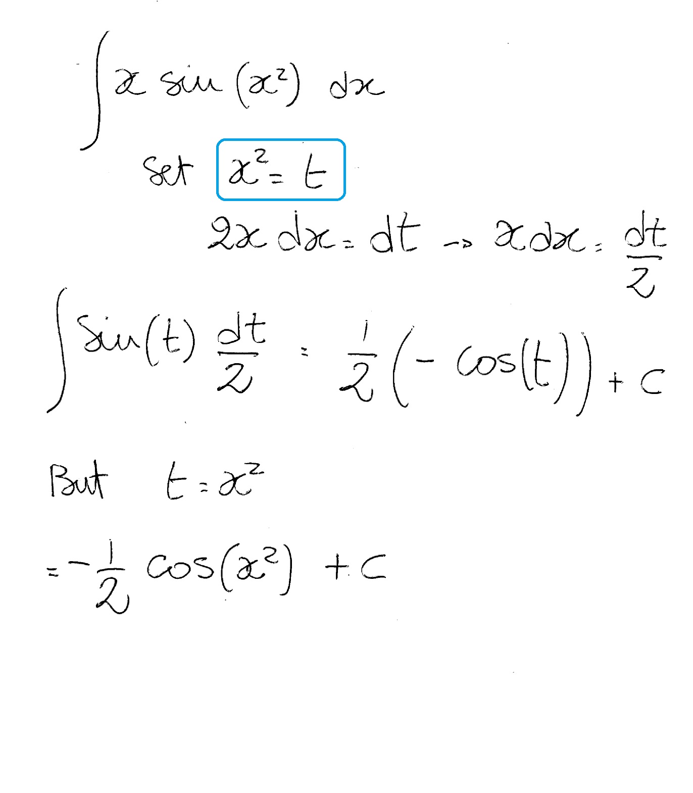 integral of ex 2