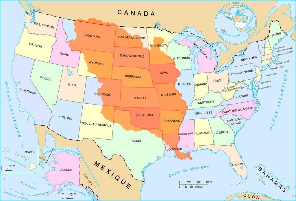 What modern day states can be found in the Louisiana purchase? | Socratic