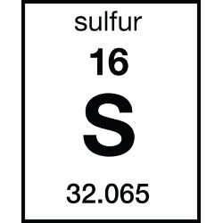 sulfur element symbol