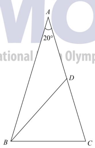 The Diagram Shows A Triangle Abc Where Ab Ac Bc Ad And Angle Bac