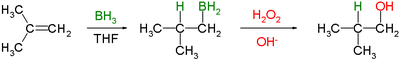 https://en.wikipedia.org/wiki/Hydroboration–oxidation_reaction