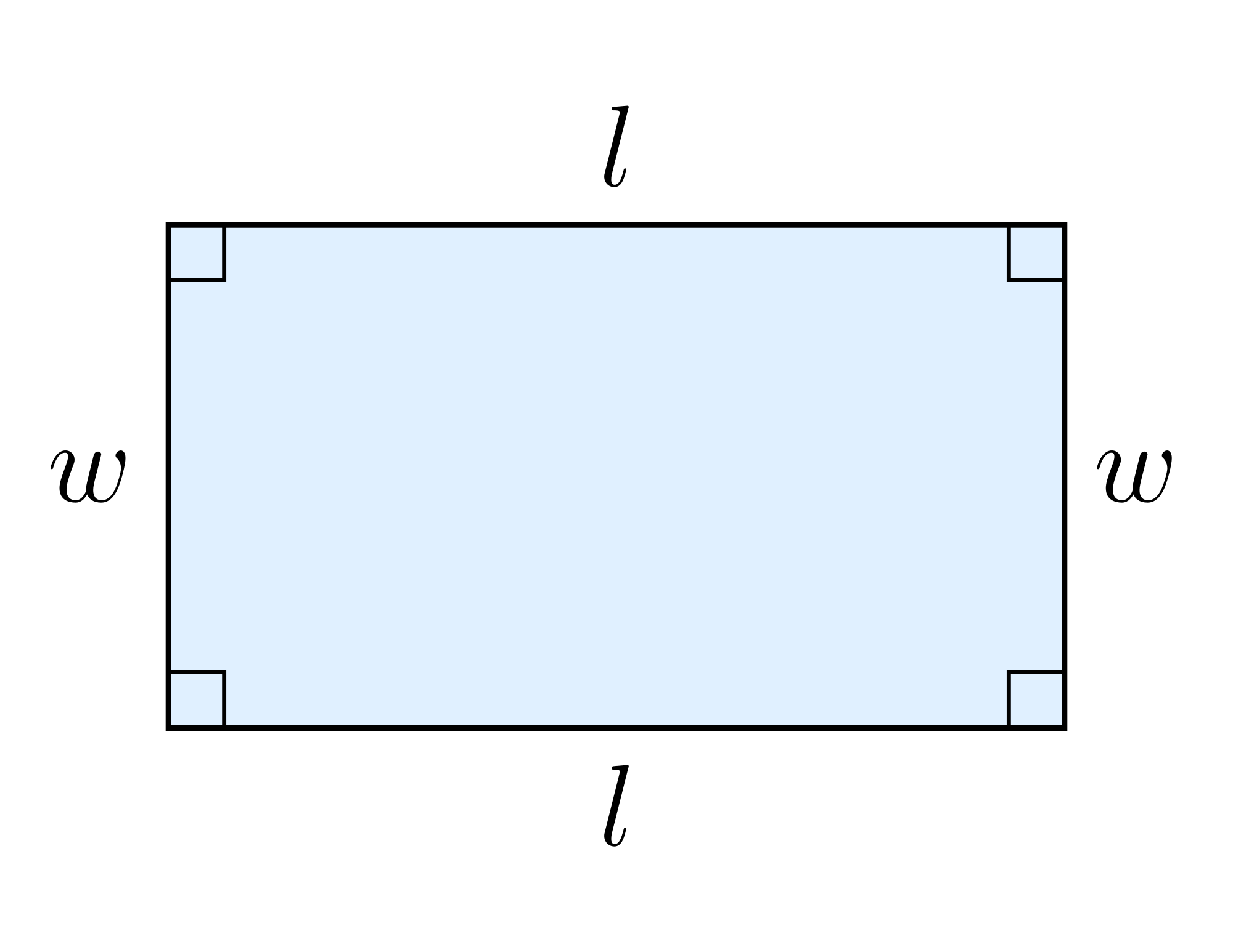 Draw a rectangle that meets both of the following conditions and label
