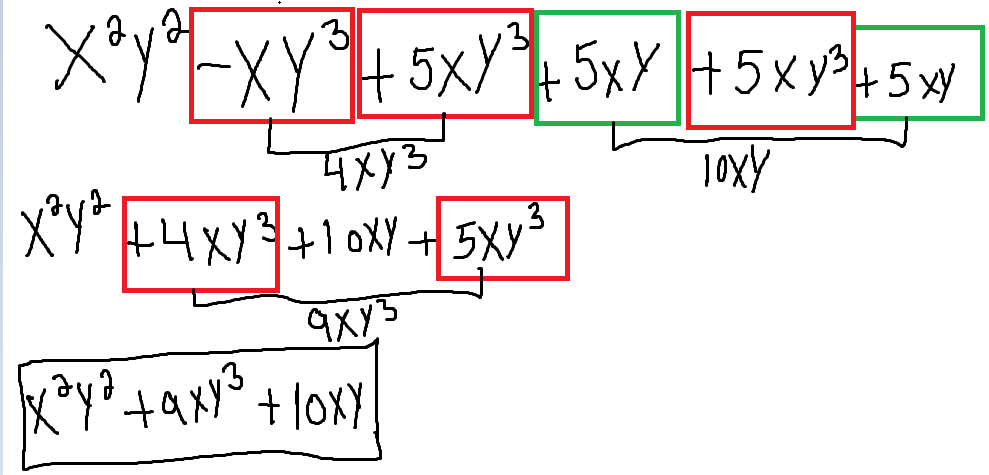 How Do You Simplify X 2y { 2} X Y { 3} 5x Y { 3} 5x Y 5x