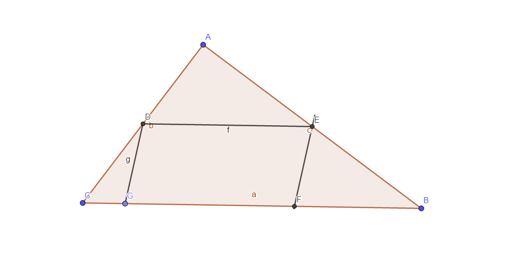 Abc Is A Triangle With D And E As The Mid Points Of The Sides Ac And Ab