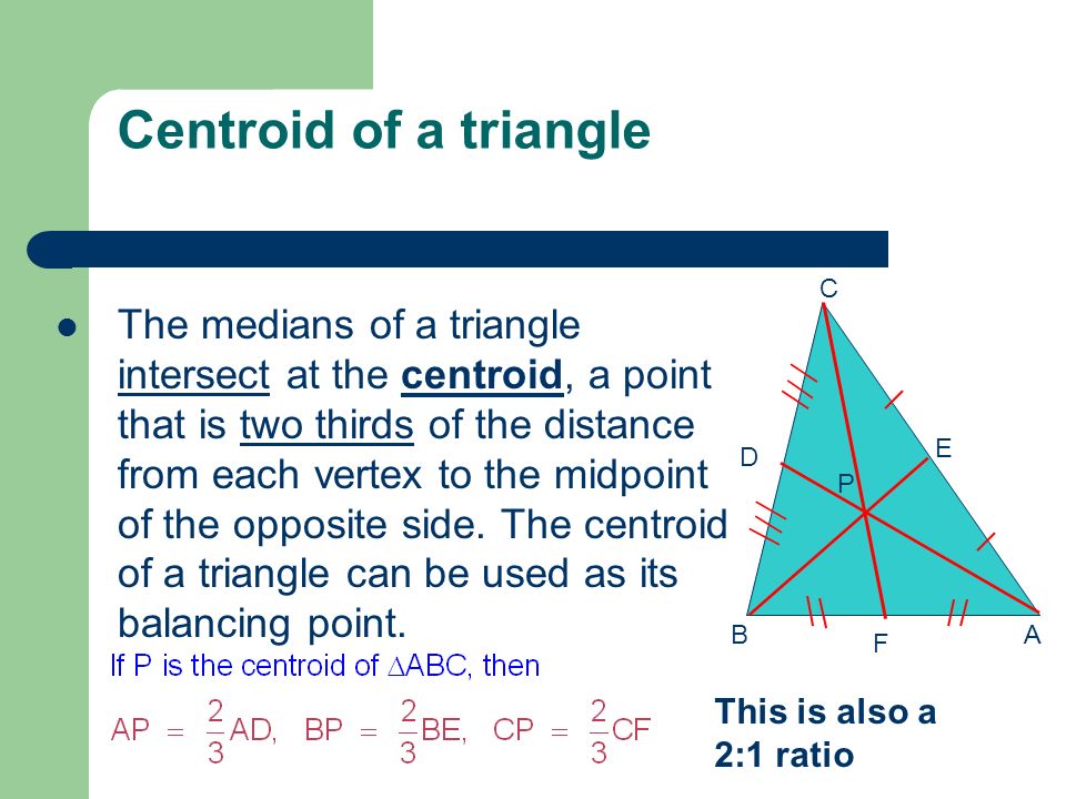 What Is The Centroid Of A Triangle