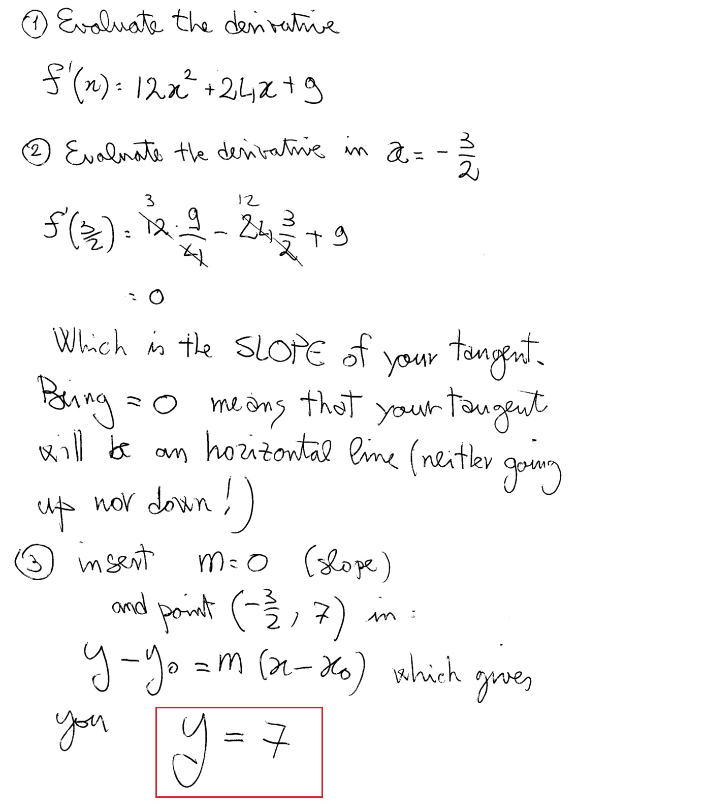 How Do You Find The Equation Of Tangent Line To The Curve Y 4x 3 12x 2