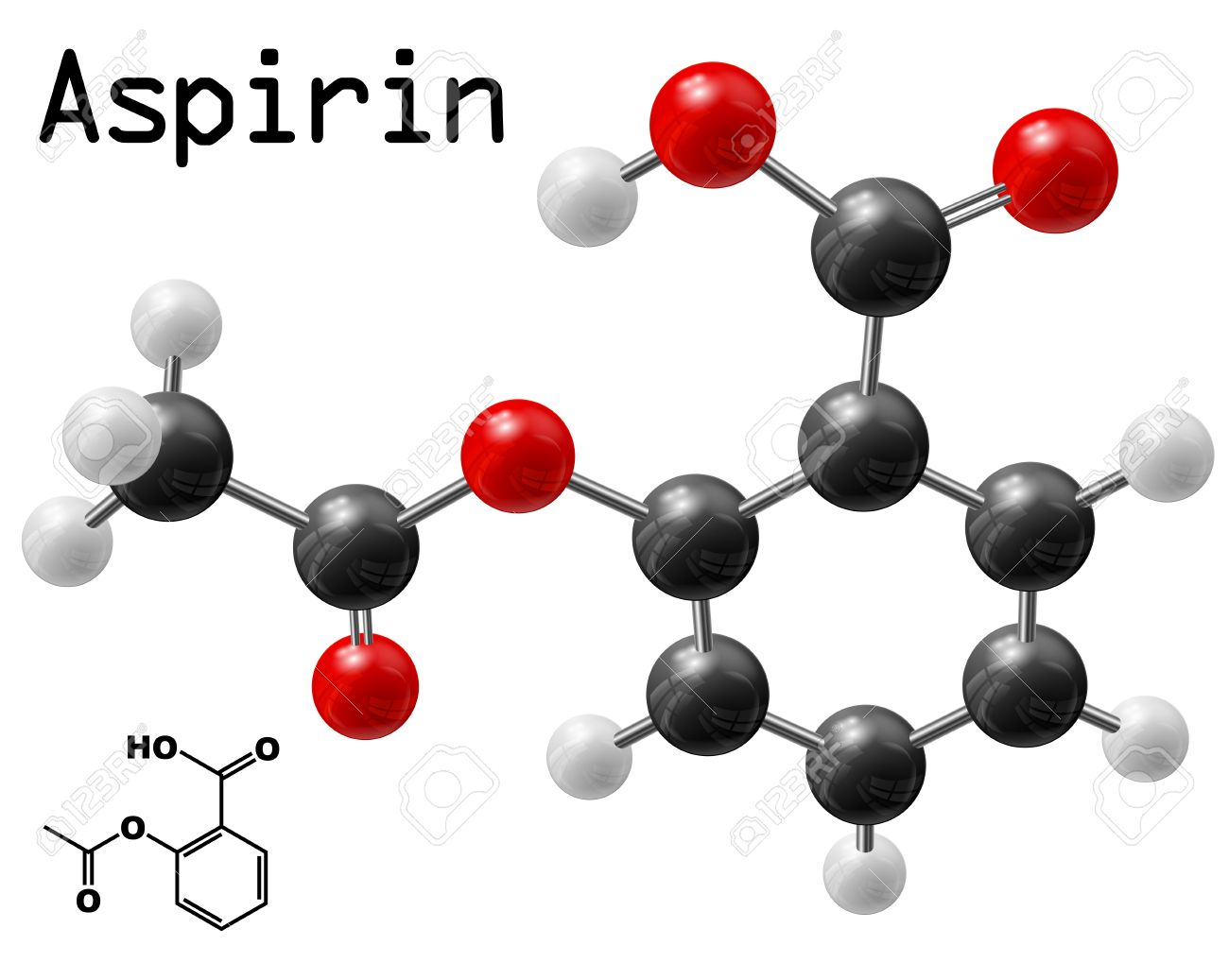 Aspirin Molecule Model | My XXX Hot Girl