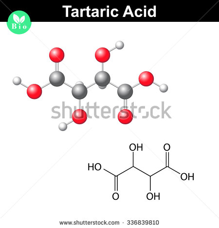 http://www.shutterstock.com/pic-336839810/stock-vector-tartaric-acid-molecule-tartrate-structural-chemical-formula-and-model-d-d-vector-food.html