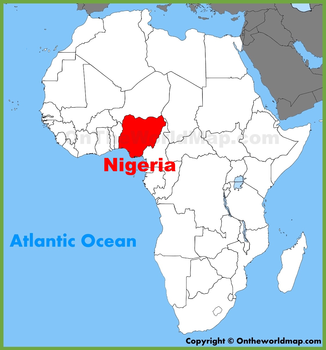 http://ontheworldmap.com/nigeria/nigeria-location-on-the-africa-map.html