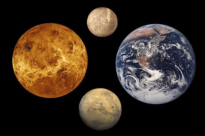 the four terrestrial planets are known for their