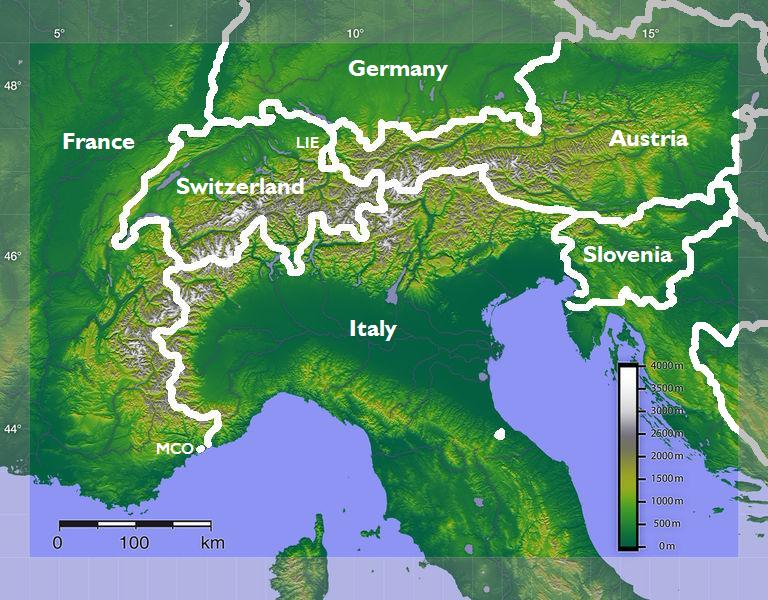 What are the Alpine countries, and why are they called that? | Socratic